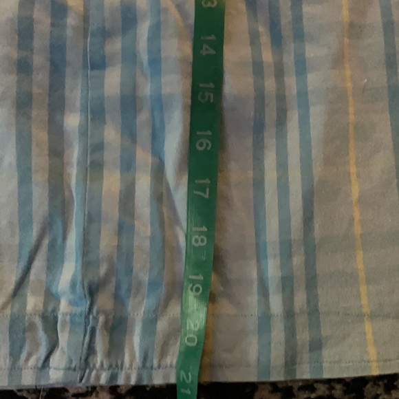 Burberry Vintage light Blue Yellow Paid Skirt 💙 - Picture 8 of 10